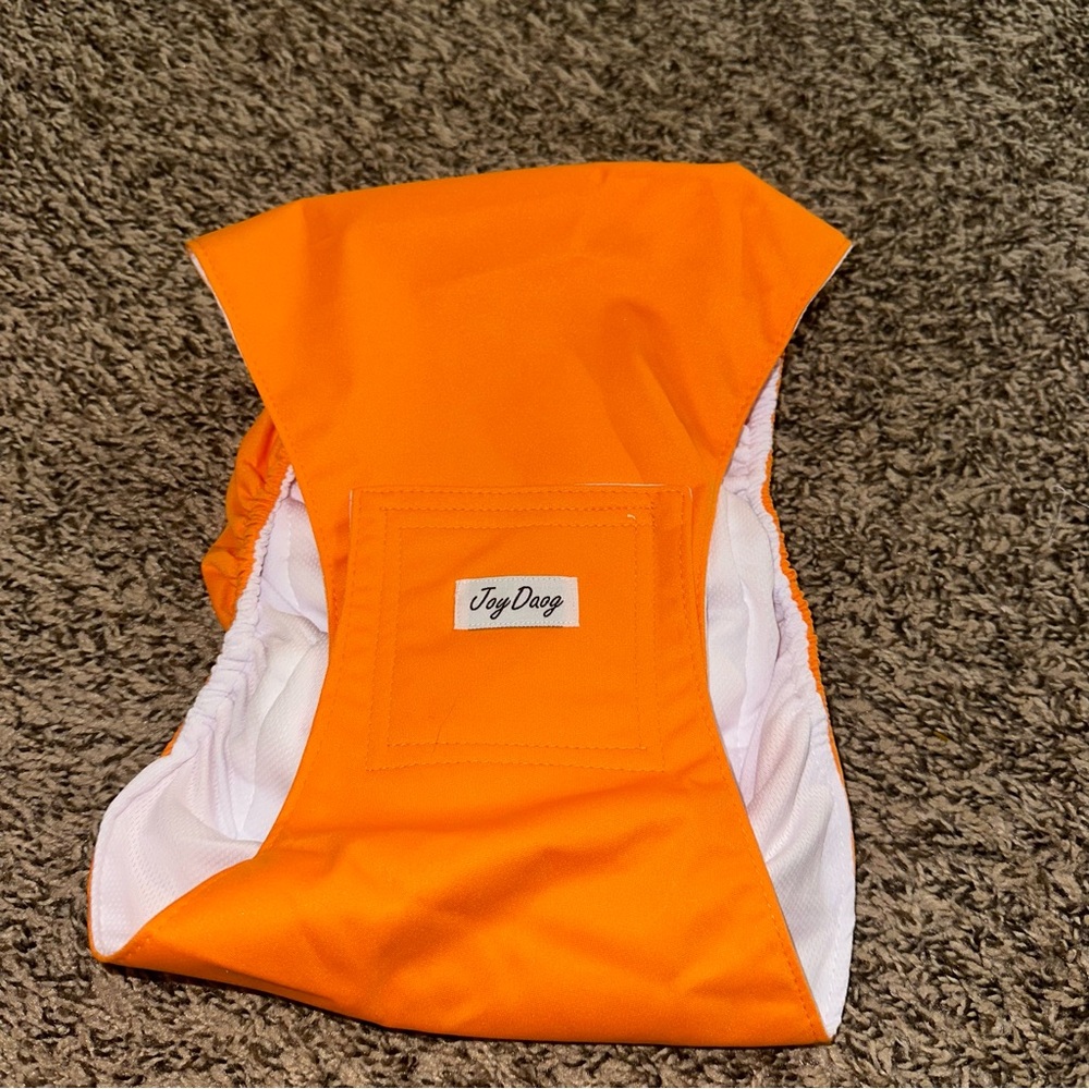XXL Joy Daog Orange Dog Diaper